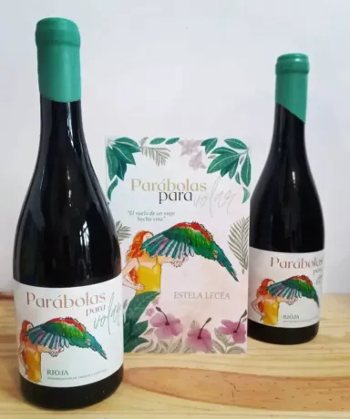 Etiqueta de vino. Bodegas Lecea. La Rioja