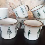 Tazas con dibujos de siluetas